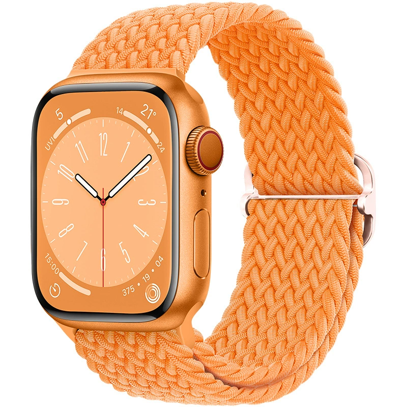 Смарт-ремешок Apple Watch подходит для Apple iWatch поколения 67891011 регулируемый нейлоновый переплетенный ремешок новый стиль