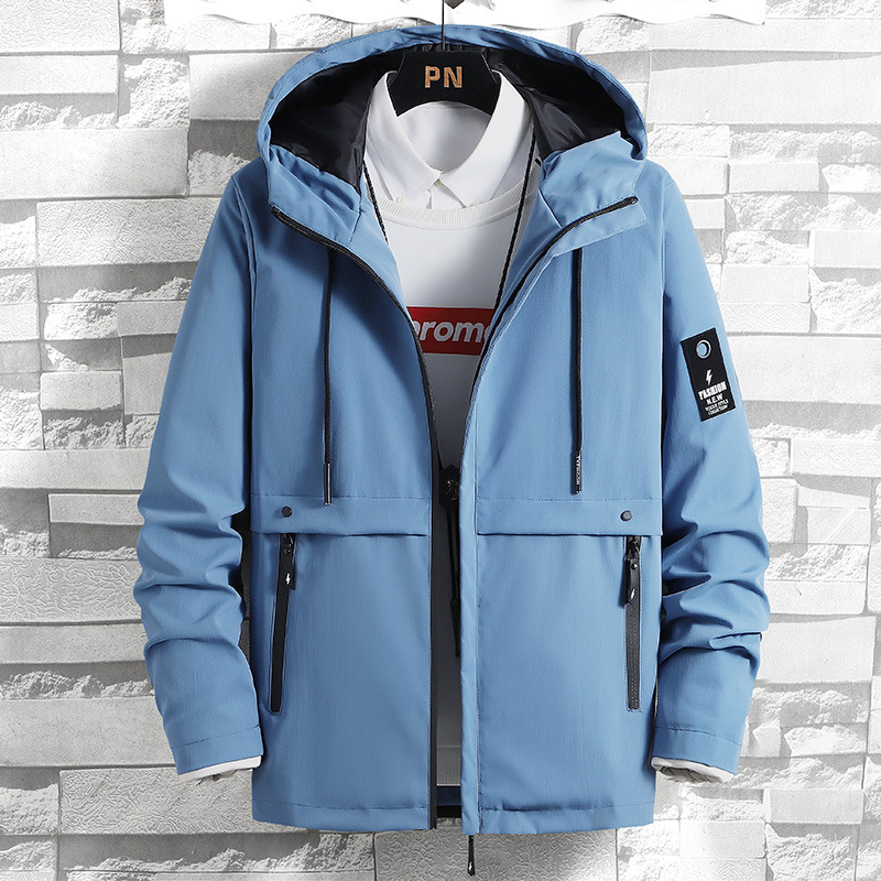 Chaqueta casual para hombre primavera y otoño 2024 nueva chaqueta de herramientas de moda coreana para hombres tops de sudadera con capucha de marca de moda para hombres