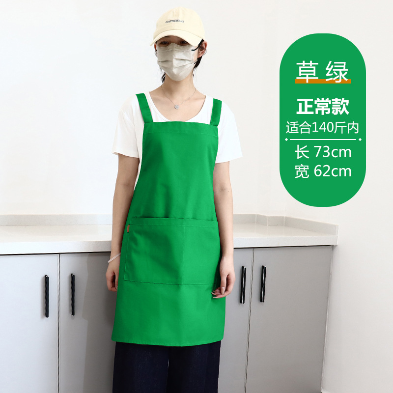 Transfronterizos Amazon publicidad delantal de lona logo personalizado cocina ropa de trabajo de cocina casa delantal impermeable al por mayor