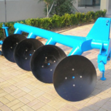 厂家圆盘犁拖拉机4片焊接管子犁1LYX 430圆盘犁出口苏丹犁