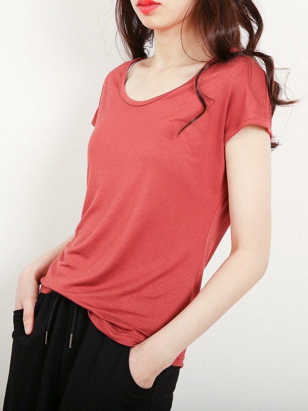 モーダルノースリーブ Tシャツ女性の夏の新しいスタイル多用途ラウンドネック韓国スタイルの女性のスリムボトムシャツトレンディなトップス
