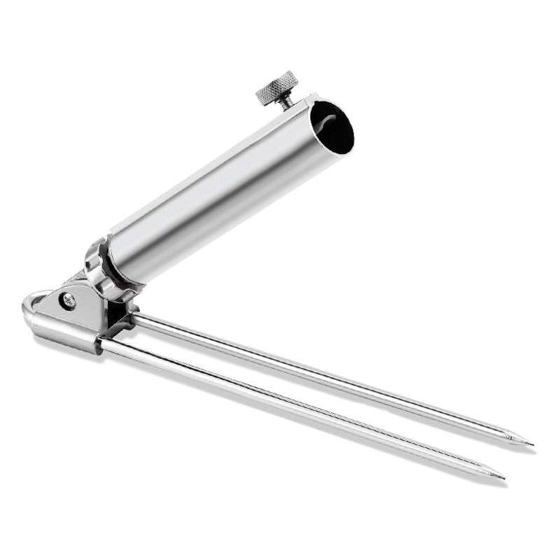 Colorful fishing bracket ground insertion battery base Universal fishing rod bracket rod fishing supplies stainless steel bracket