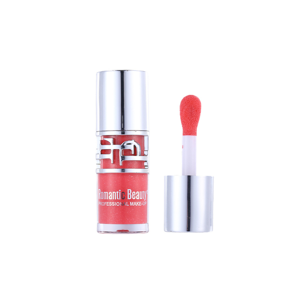Esmalte labial de espejo transfronterizo, esmalte labial de color duradero, esmalte labial líquido sin tazas, no se desvanece.