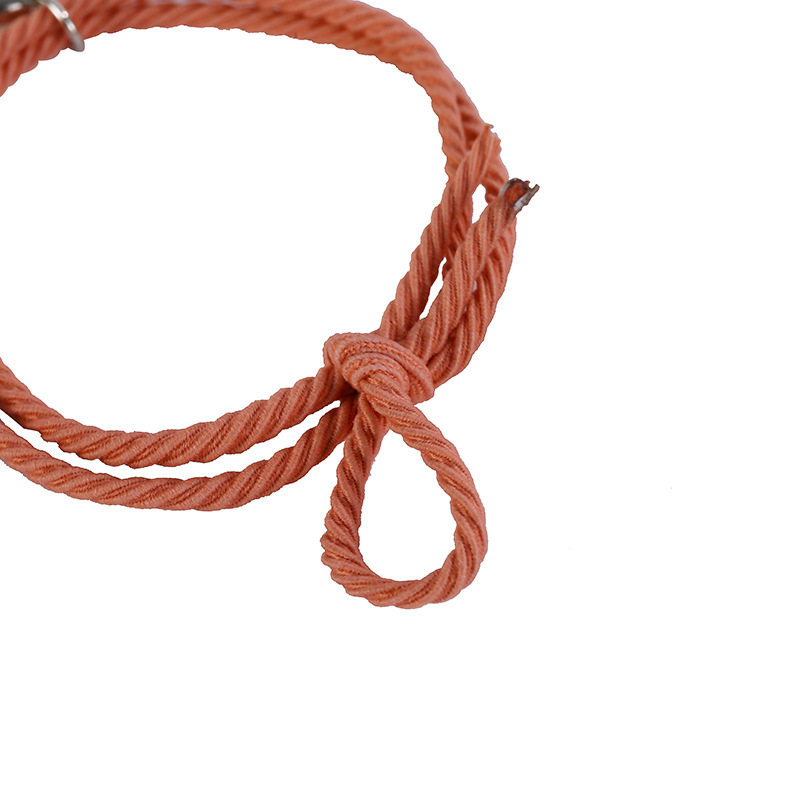 Simple Style Heart Rope No Inlaid Couple Bracelets display picture 3