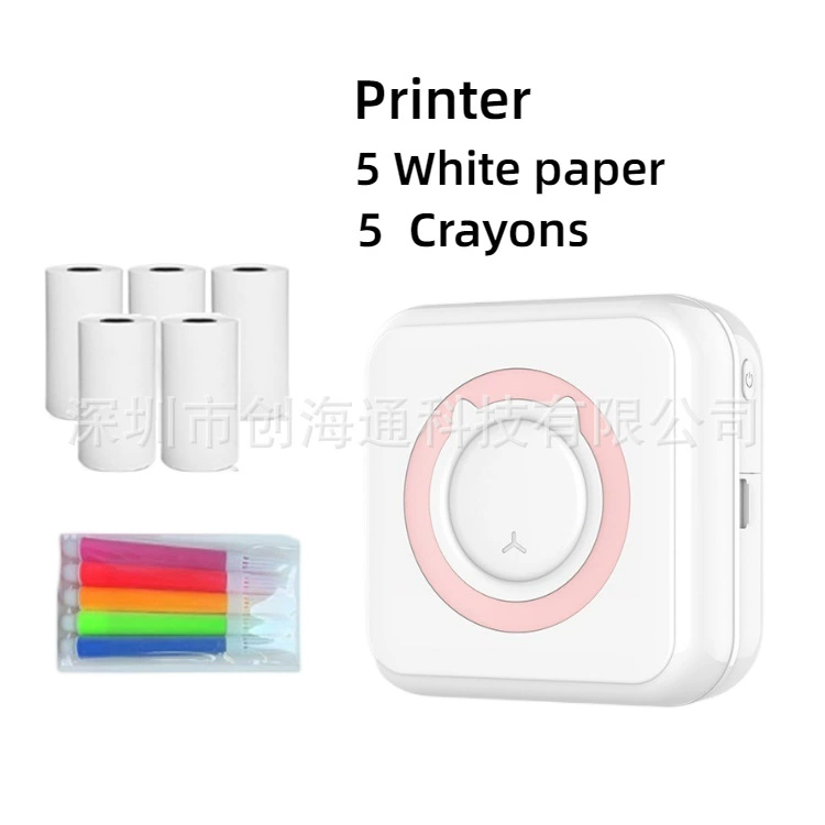 #Portable Mini Printer Portable Wireless Thermal Photo Printer Pocket Student Mini
