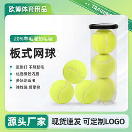 网球生产厂家高弹力训练网球 耐打网球批发PADEL BALL羊毛板式网