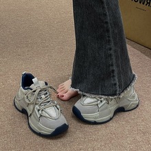 老爹鞋女厚底休闲运动鞋2023年新款秋冬季欧货爆款百搭女鞋ins潮