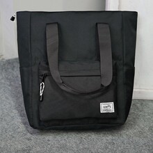 男士手提包韩版上课补习手拎书包托特简约学生大容量休闲单肩包女