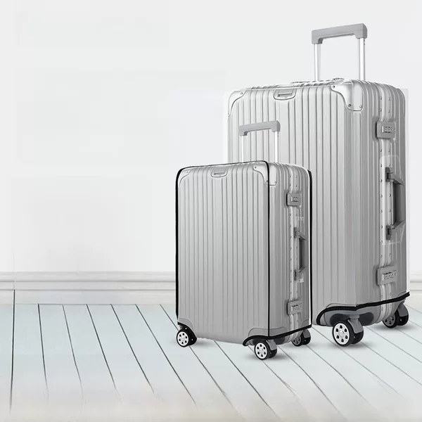 Luggage case protective cover transparent waterproof luggage case cover travel suitcase cover 20/24/26/28/cover thickened wear-resistant