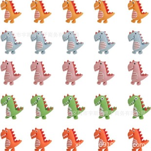 Amazon new recommend factory direct sales 30 multi-color cute dinosaur push pins Photo Wall decorative nail map pins