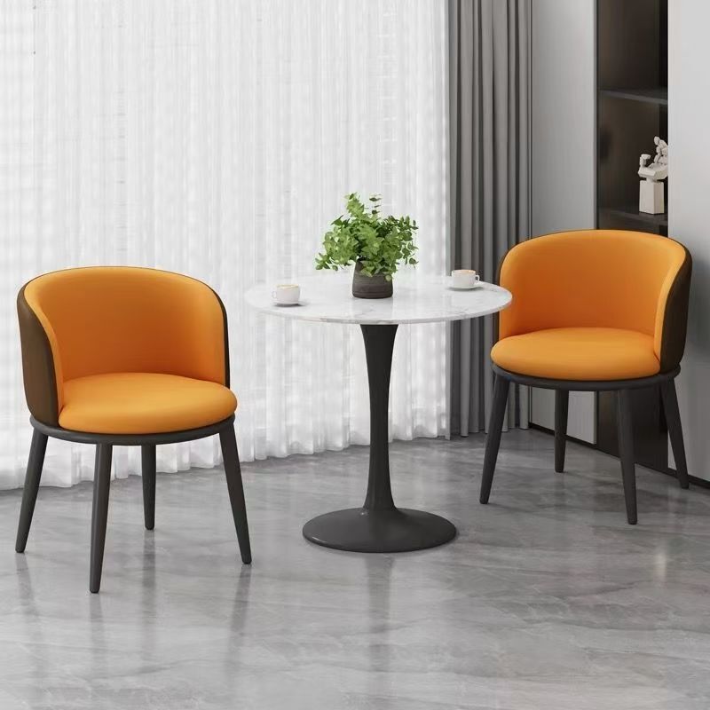 Nordic balcony tea table and chairs, popular one table two chairs set, casual and creative, suitable for small apartments, small round table and chair combination for discussions Nordic balcony tea table and chairs, popular one table two chairs set, casual and creative, suitable for small apartments, small round table and chair combination for discussions