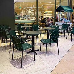 户外桌椅庭院露台咖啡厅编藤椅花园民宿防水防晒休闲餐厅外摆组合