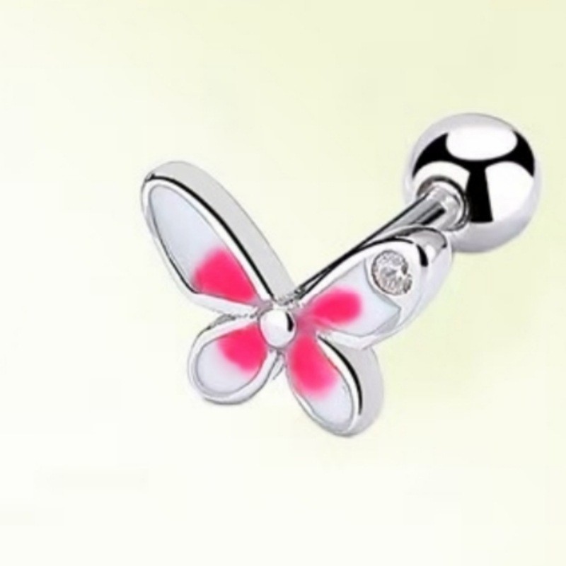 Labret piercing jewelry detail image