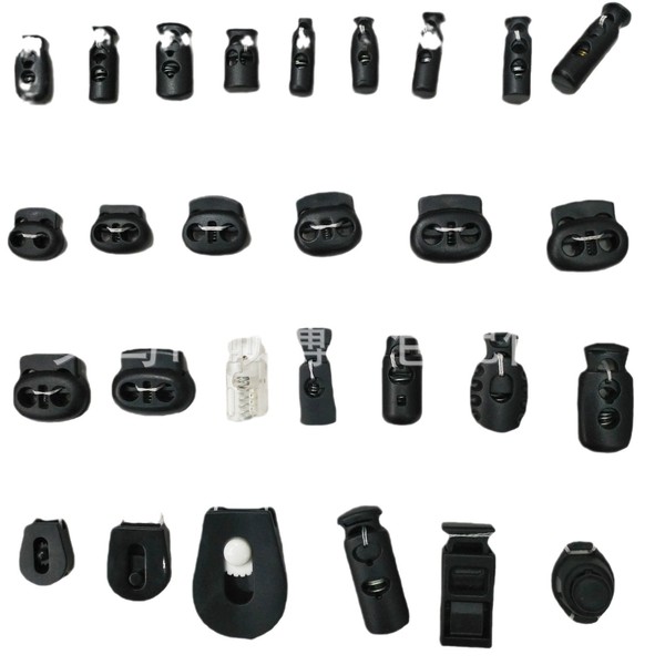 Plastic spring buckle color transparent plastic spring buckle rope…