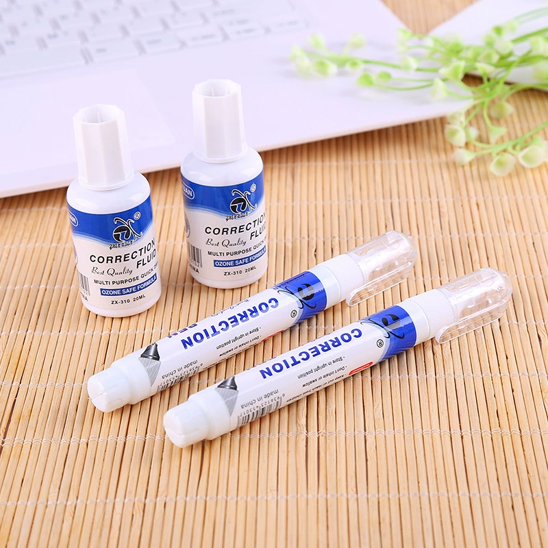 Factory correction liquid cartoon modification liquid office correction solution Students use non -toxic speed dry large capacity steel head modification solution