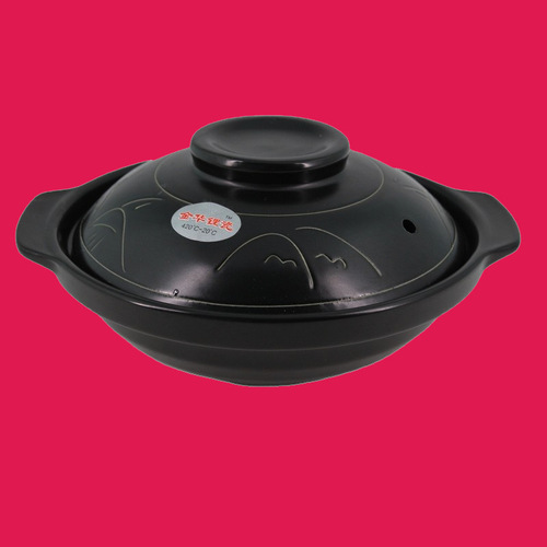 Jinhua Lithium Porcelain Casserole Ceramic Casserole Commercial Casserole Household High Temperature Resistant Casserole Household High Temperature Resistant Claypot Rice