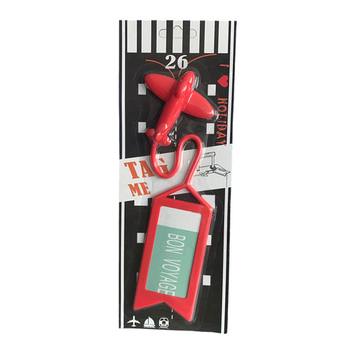 Aircraft luggage tag silicone aircraft boarding pass suitcase luggage tag luggage tag hanging tag consignment tag