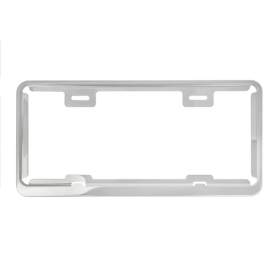 Factory Direct Sales New License Plate Frame Suitable for Taiwanese Car License Plate Frame Stainless Steel Material Thickeneded Anti-Breakage 131g (License plate holder/license plate holder) - stainless-steel-8k-mirror