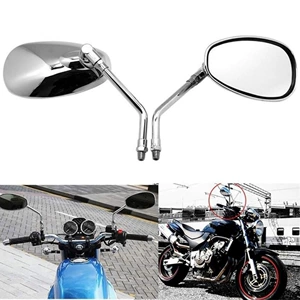 Cross-Border Export Factory Direct Sales Motorcycle Suzuki En Diamond Leopard Suitable Rearview Mirror Reflector