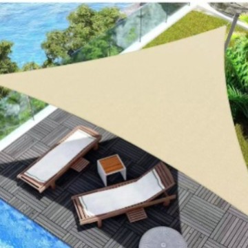 Custom triangular sunshade sail, courtyard sunshade fabric, encrypted sunshade sail, Sunshade sail in stock
