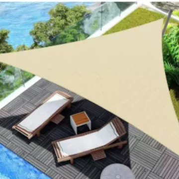 Custom triangular sunshade sail, courtyard sunshade fabric, encrypted sunshade sail, Sunshade sail in stock