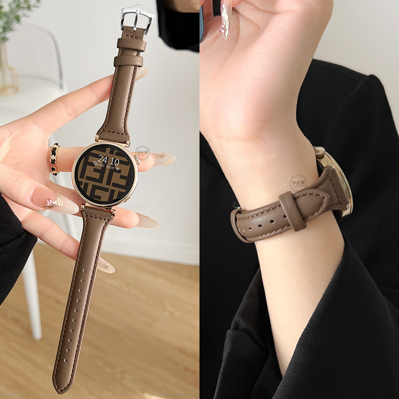 Suitable for Huawei Gt5/6 Watch Strap, New Style Pin Buckle Small Waist Watch Gt3 Watch Strap, Women's Model with a High-End Feel