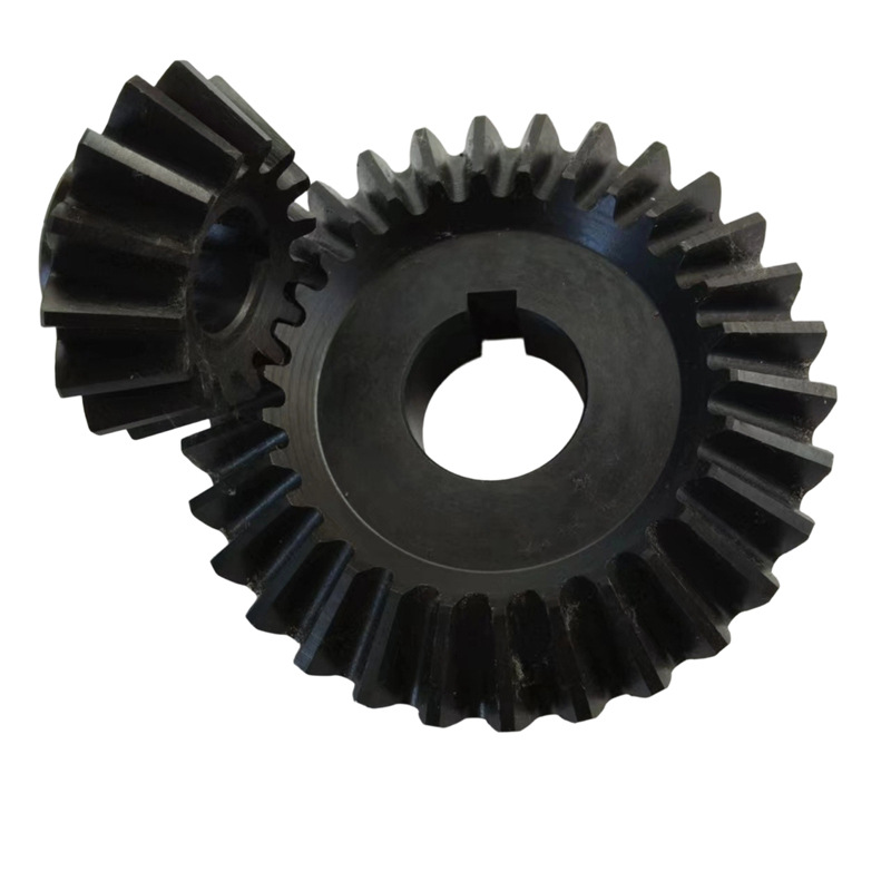 The manufacturer supplies non-standard spiral bevel gears, arc-shaped hard-tooth surface bevel gears, and equal-diameter bevel gears, and offers custom processing