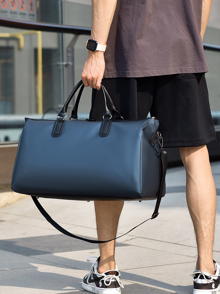 Transfronterizos nuevos bolsos de fitness de color sólido de moda bolsos deportivos de ocio de gran capacidad al por mayor bolsos de viaje al aire libre de corta distancia