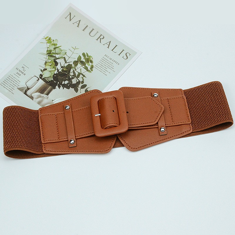 Fashion Solid Color Pu Leather Belt display picture 4