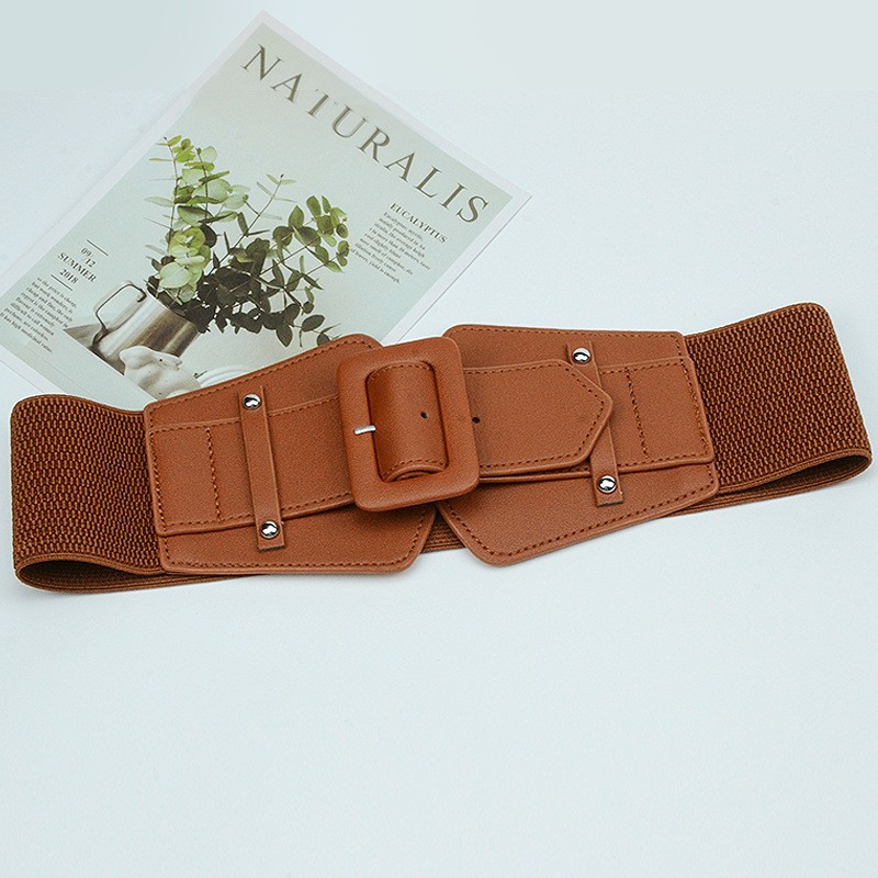 Ceinture En Cuir Pu De Couleur Unie De Mode display picture 4