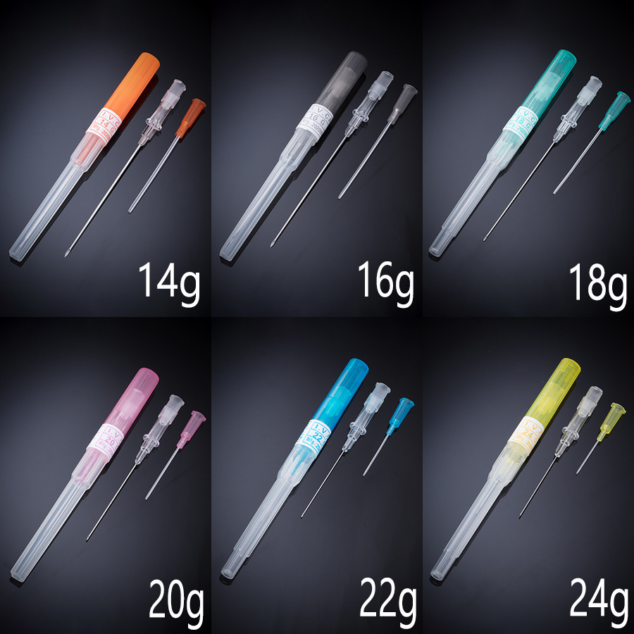 Solid Color Stainless Steel Acrylic Simple Catheter Puncture Needle