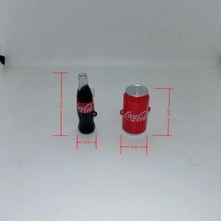 Mini Plastic Coke Bottle Can Coke Style Labubu Accessories Baking Cake Micro Landscape Scene Ornaments Labubu