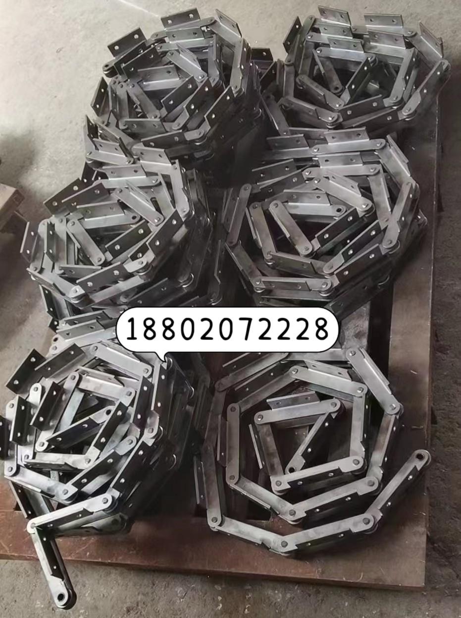 P100 P200节距输送链条链板线链条160 152.4F轮大弯板导轮链条175