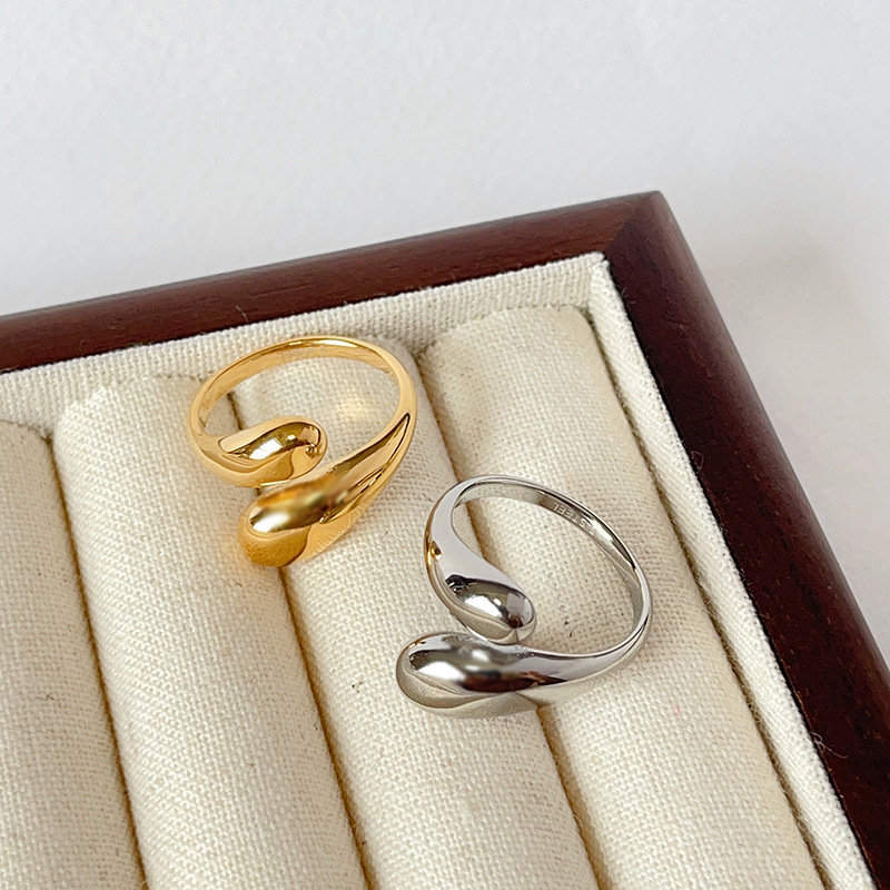 1 Piece Quantity Daily Occasion 304 Stainless Steel Material Gold Plated Solid Color 304 Stainless Steel Simple Style Plating Rings