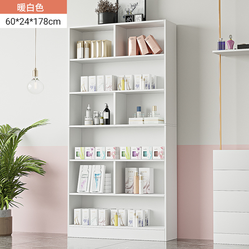 Cosméticos vitrina simple salón de belleza producto vitrina estante manicura peluquería vitrina materno e infantil tienda contenedor