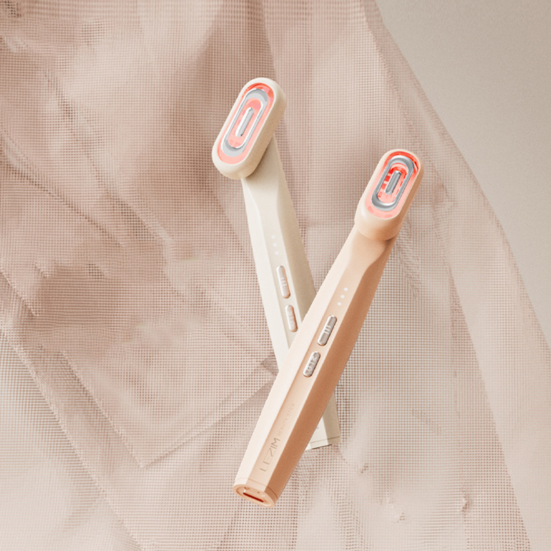 Nuevo instrumento de belleza de ojos transfronterizos EMS microeléctrico introducido masajeador de ojos vibratorio multifuncional de compresión caliente para el hogar barra de belleza