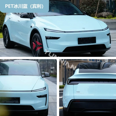 Auto Color Change Film, Body Film Car Color Changing Film - pet-glacier-blue-bentley-15216m