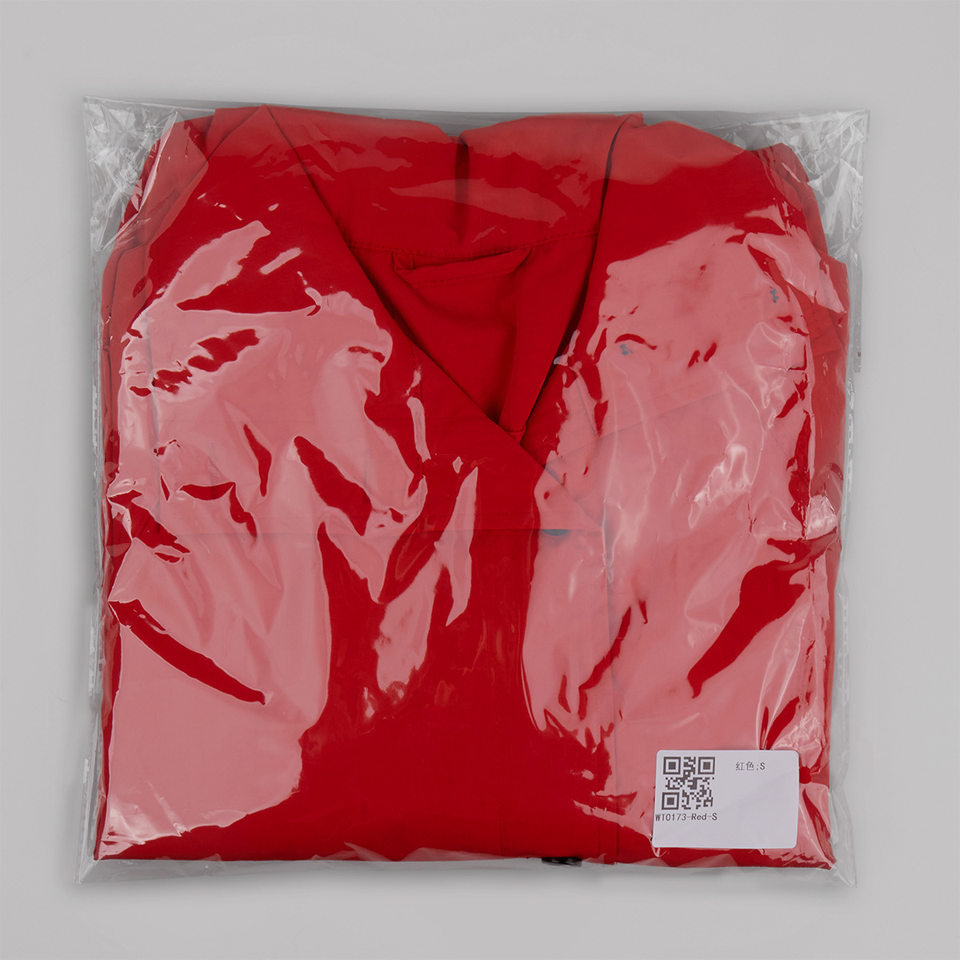 Áo khoác măng tô nữ dáng ngắn cổ đứng khóa kéo phong cách Âu Mỹ — Chất liệu: 55% Polyester, 45% Nylon, Có đủ size, trọng lượng: 320g, màu đỏ chi tiết 20