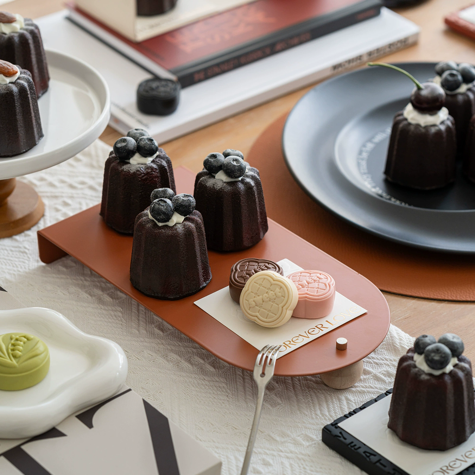 Моделируемая модель торта может Luli Cream Fruit послеобеденный чай с закусками