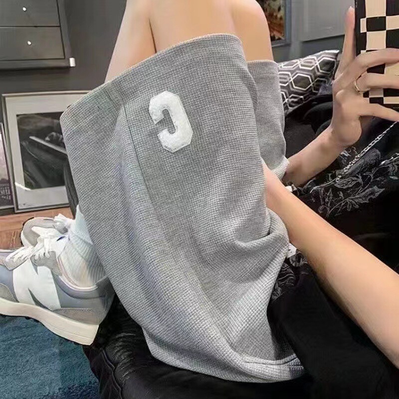 Waffe Shorts Men's Summer Fashion Brand Casual Basketball Five-point Pants Outer Wear Loose plus size Sports Pants Waffe Shorts Men's Summer Fashion Brand Casual Basketball Five-point Pants Outer Wear Loose plus size Sports Pants
