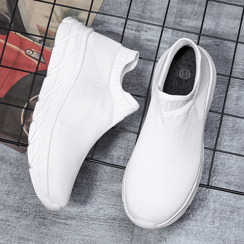 Lichtgewicht sneakers voor koppels met ademend mesh bovenwerk, antislip sokken en dikke zolen - Unisex casual sportschoenen_voghion.com