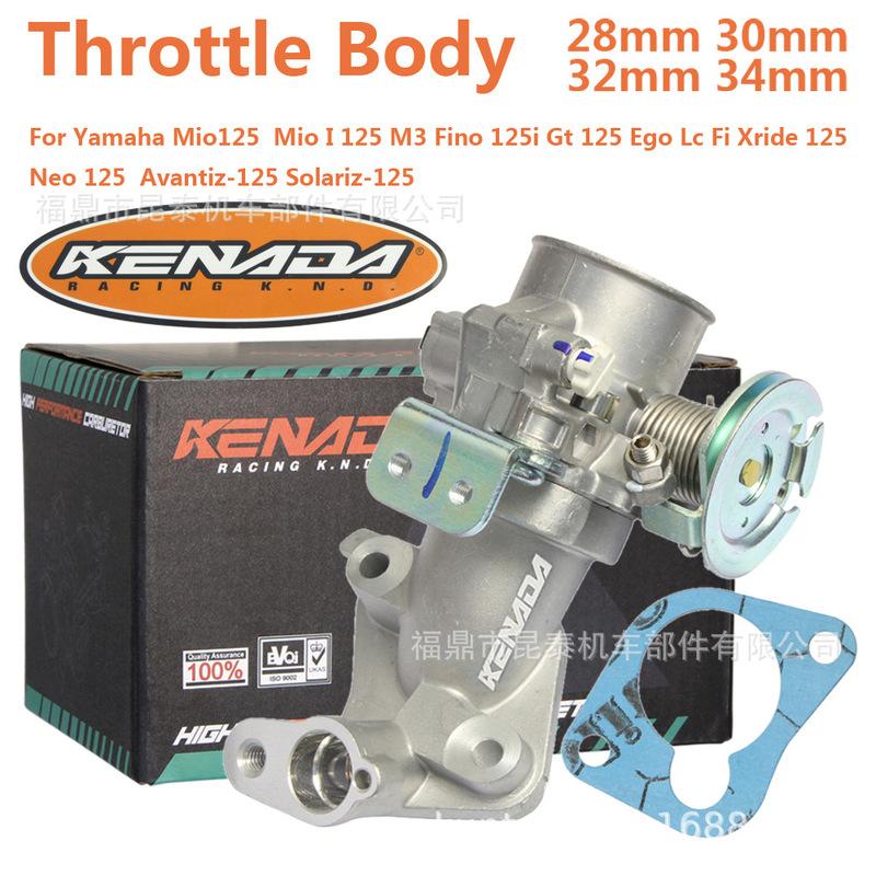 Throttle valve throttle body 36/38/40mm For Mio125 M3 Fino 125i Gt125 Ego
