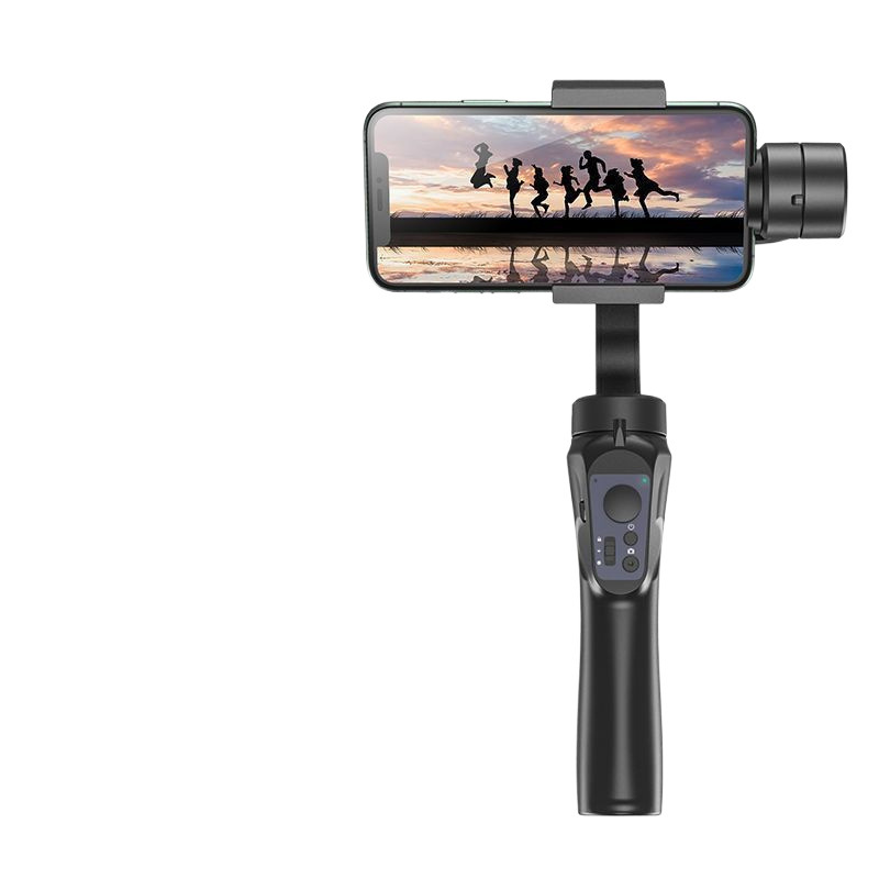 Estabilizador de PTZ de mano, grabación de video de teléfono móvil, trípode de palo para selfies inteligente multifuncional antivibración de tres ejes