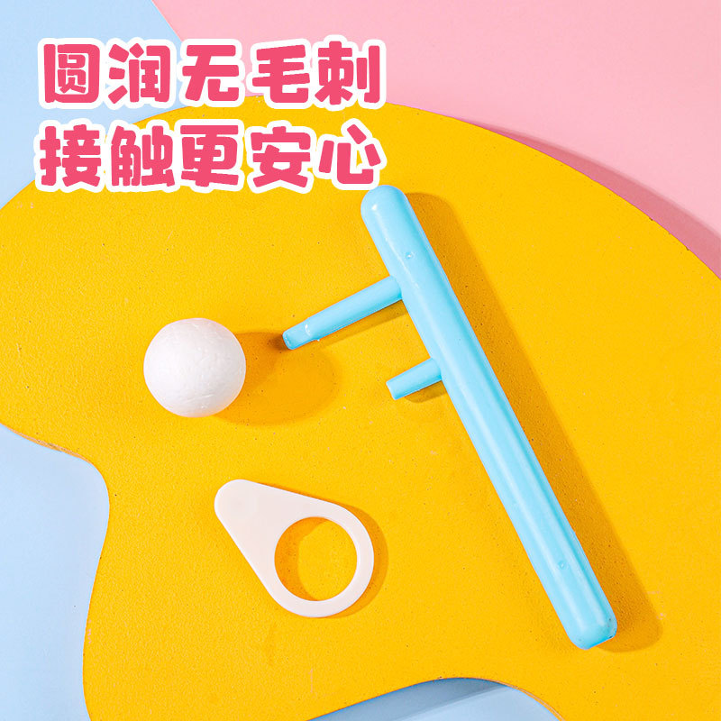 Nueva Suspensión de plástico tradicional que sopla Caddy año nostálgico pequeño juguete para niños clásico ejercicio científico capacidad pulmonar