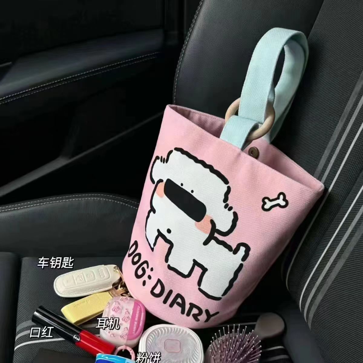 Nuevo bolso de lona para estudiantes coreanos pequeños frescos lindos bolsos de teléfono móvil colgar bolsos Baoma salir bolsos de mano