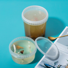 歌润优选 防盗一次性餐盒外卖打包碗麻辣烫碗加厚漏带锁扣