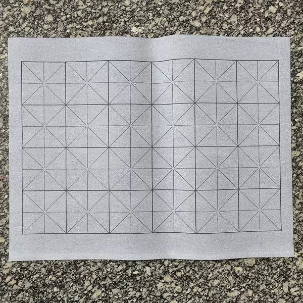 45*34cm MiG water writing cloth (grid 6.5cm 24 grids)