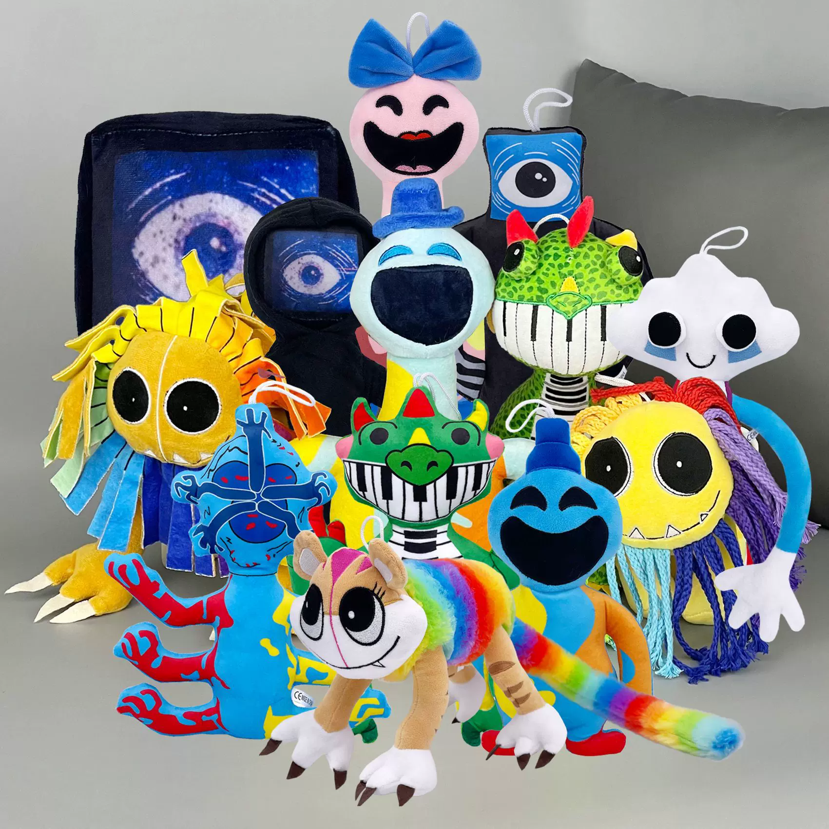 跨境新品nightmare critters波比4绿恐龙大狮子毛绒玩具玩偶现货