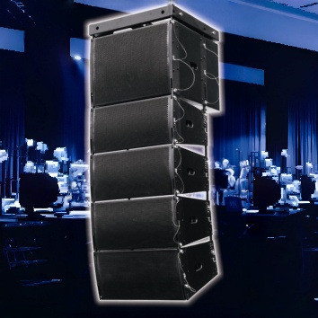 Outdoor music festival passive line array speaker with adjustable angle hanging array professional stage sound reinforcement speaker cross-border