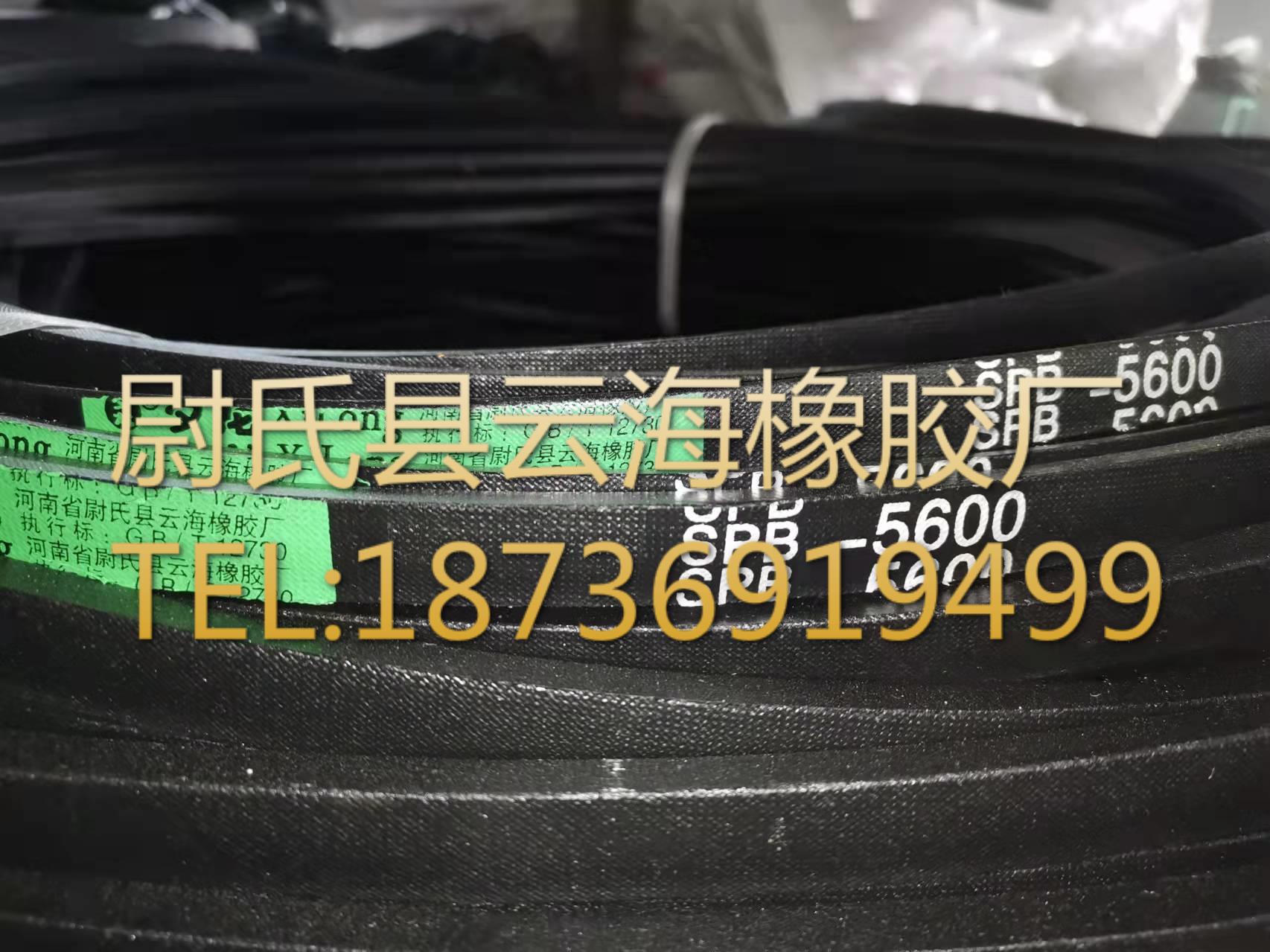 窄V带 SPB三角带 机械设备用三角带 水泥厂用SPB三角带SPB5600mm